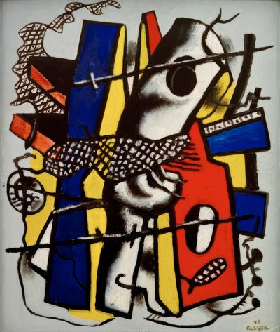 Schwarzes Gitter von Fernand Leger