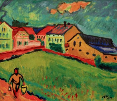 Wiesenrand bei Moritzburg von Fernand Leger