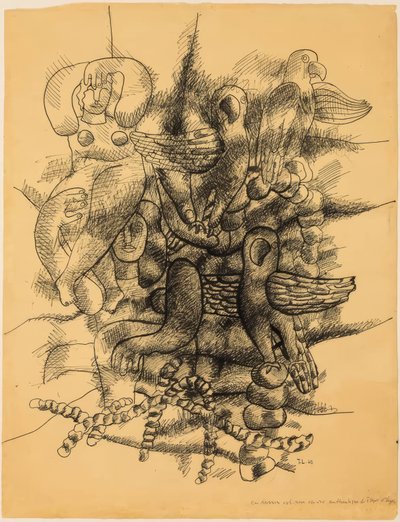 Frauen und Vögel von Fernand Leger