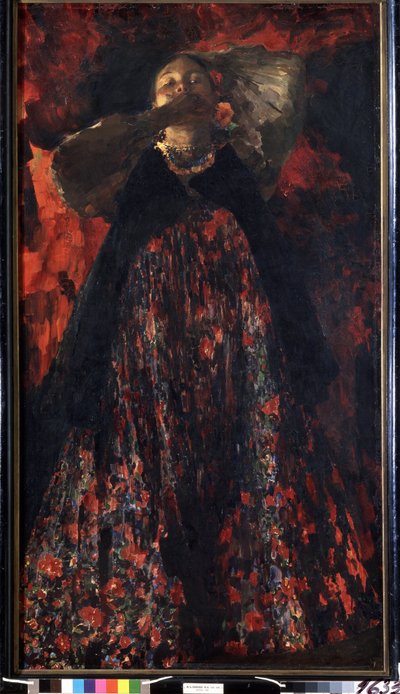 Ein Mädchen von Filipp Andreevich Maliavin
