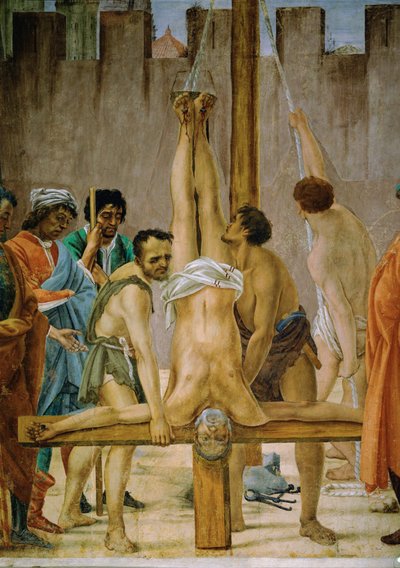 Kreuzigung des Heiligen Petrus von Filippino Lippi