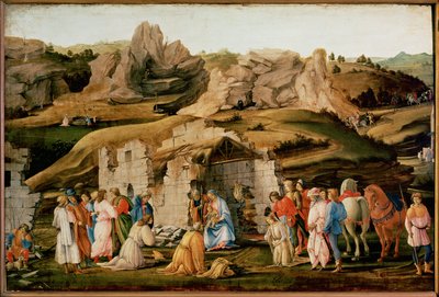 Die Anbetung der drei Könige von Filippino Lippi