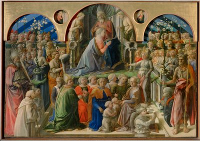 Krönung der Jungfrau von Filippo (workshop of) Lippi