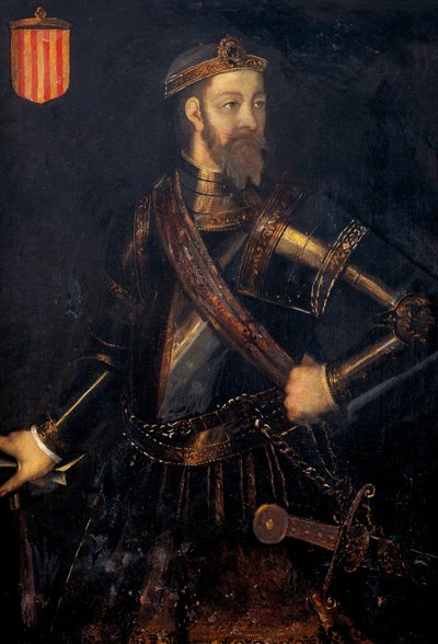 Porträt von Ramon (Raymond) Borell I (972-1017), Graf von Barcelona, Gerona und Ausona von Filippo Ariosto