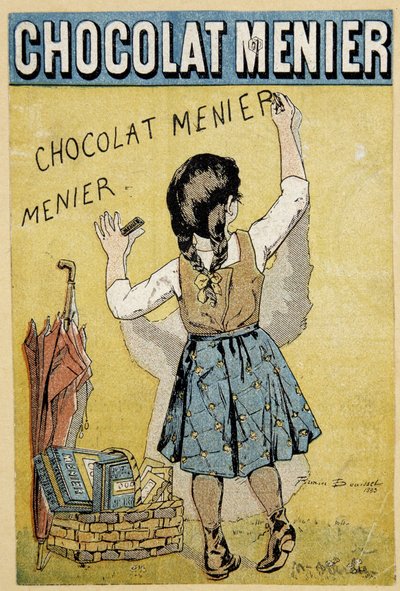 Werbung für Schokolade „Menier“, Ende des 19. Jahrhunderts von Firmin Bouisset