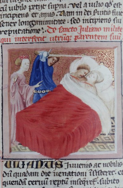 Ms Gen 1111 Seite aus der Legenda Aurea, Brügge, ca. 1400-10 von Flemish School
