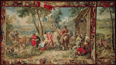 Plünderung, aus der Serie Militärwissenschaft, Werkstatt von Judocus de Vos, ca. 1715-24 von Flemish School