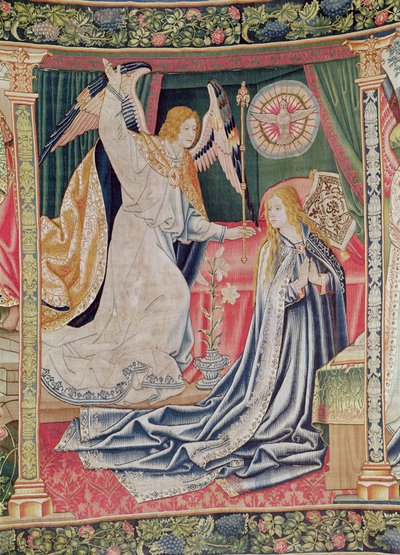 Die Verkündigung, Brüsseler Werkstatt, ca. 1510 von Flemish School