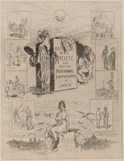 Frontispiz: Der Abschaum der Gesellschaft von Félicien Rops