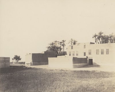 Syout, Arabische Behausungen am Ufer des Nils von Félix Teynard