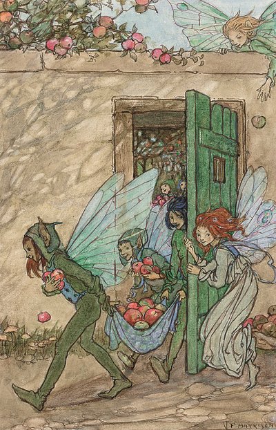 Eine Illustration für Elfenlied von Florence Harrison