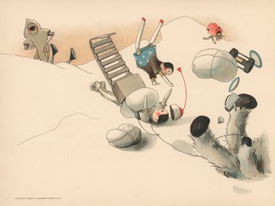 Illustration für The Golliwoggs Polar Adventures von Florence K. Upton