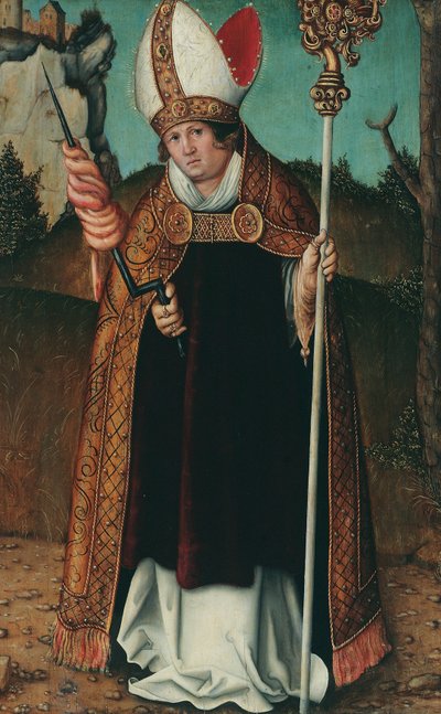 Heiliger Erasmus von Follower of Lucas Cranach the Elder