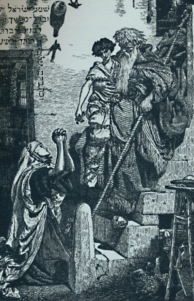 Elija und der Sohn der Witwe von Ford Madox Brown