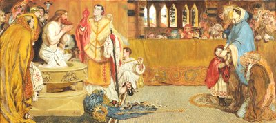 Die Taufe des Heiligen Edwin von Ford Madox Brown