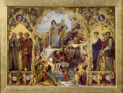 Die Samen und Früchte der englischen Poesie von Ford Madox Brown