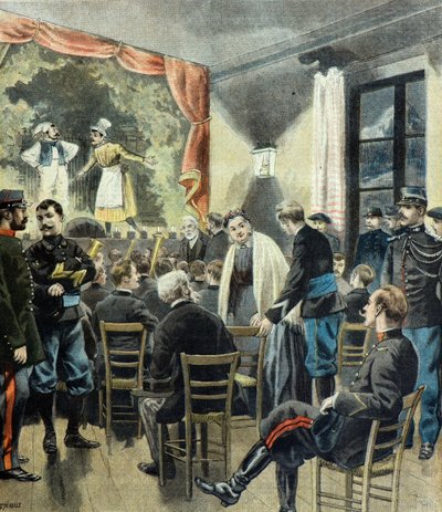 Das Theater der Armeen, Aufführung der Alpenjäger von Fortune Louis Meaulle