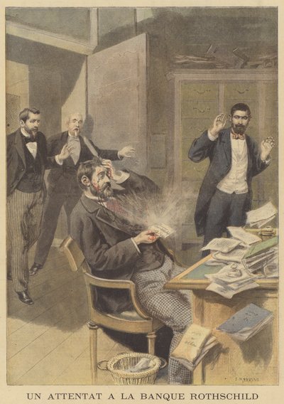 Briefbombenanschlag auf die Banque de Rothschild von Fortune Louis Meaulle