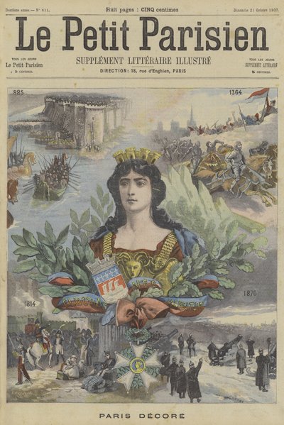 Paris geschmückt von Fortune Louis Meaulle