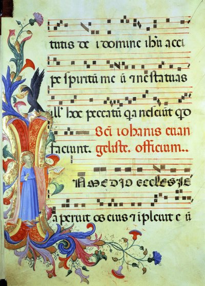 Ms 558 f.13v Initiale 