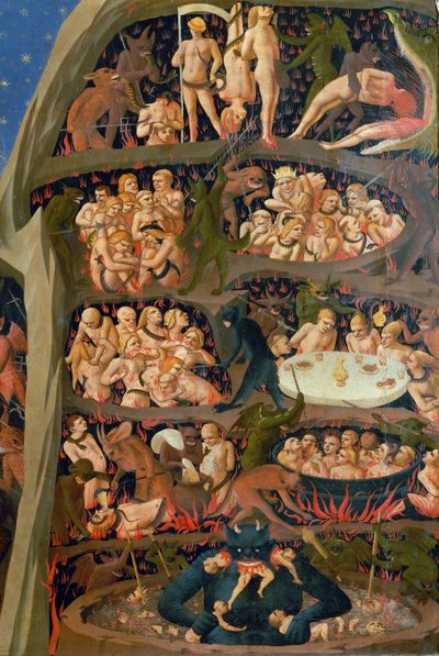 Das Jüngste Gericht (Detail), ca. 1432 von Fra Giovanni Angelico da Fiesole