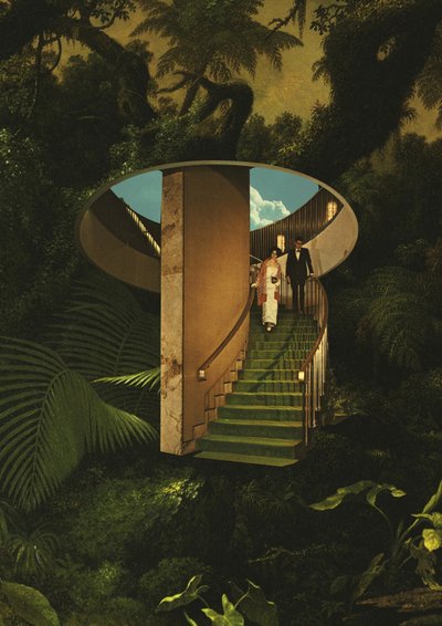Surreale Dschungeltreppe von Fran Rodríguez