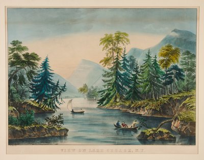 Ansicht auf den Lake George, NY von Frances Flora Bond Palmer