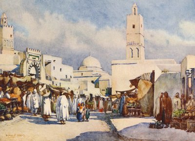La Grande Rue, Kairouan von Frances Nesbitt