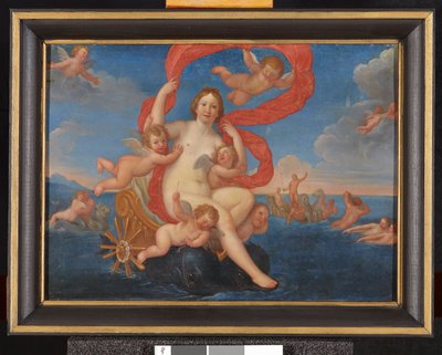 Galatea in ihrem von Delfinen gezogenen Wagen von Francesco Albani
