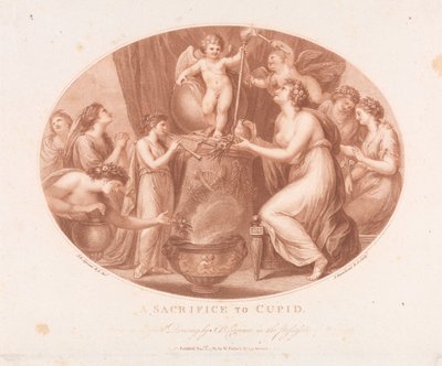 Ein Opfer für Amor von Francesco Bartolozzi