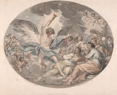Apollo und die Musen von Francesco Bartolozzi