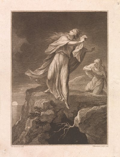 Die Auferstehung, die heilige Maria Magdalena; und Maria, die Mutter des Jakobus von Francesco Bartolozzi