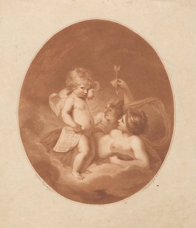 Venus tadelt Amor von Francesco Bartolozzi