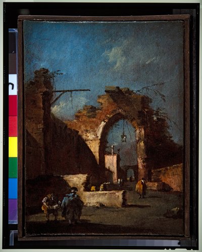 Ein Capriccio-Paar von Francesco Guardi