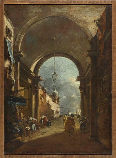 Tordurchblick von Francesco Guardi