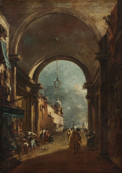 Tordurchblick von Francesco Guardi