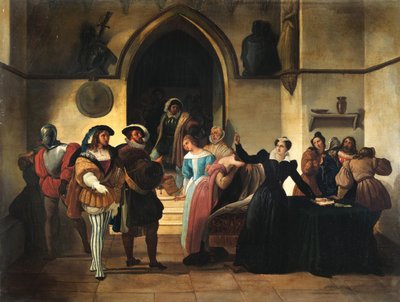 Stuart wird zum Tode verurteilt, um 1857 von Francesco Hayez