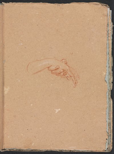 Verona Skizzenbuch: Handstudie (Seite 23) von Francesco Lorenzi