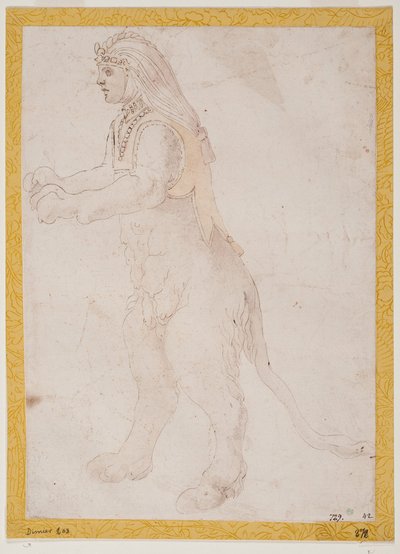 Stehende Sphinx von Francesco Primaticcio