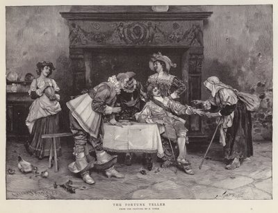 Die Wahrsagerin von Francesco Vinea