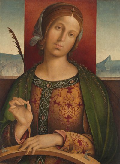 Heilige Katharina von Alexandria von Francesco Zaganelli di Bosio