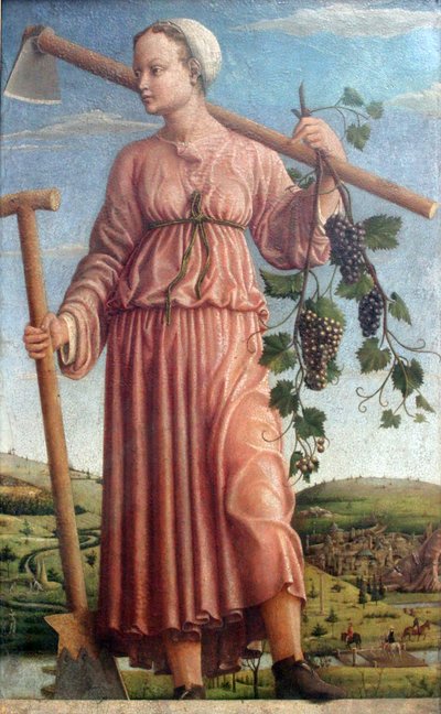 Polyhymnia, die Muse der heiligen Dichtung von Francesco del Cossa