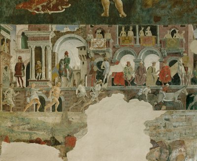 Halle der Monate: April von Francesco del & Roberti Ercole de