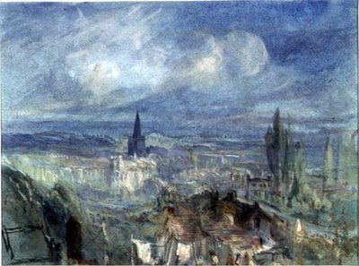 Ansicht der Stadt Bridgewater, Somerset von Francis Abel William Taylor Armstrong