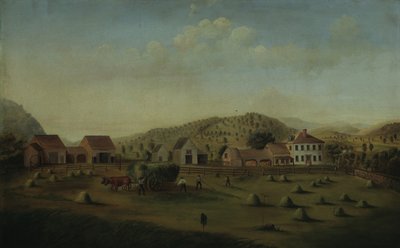 Leete Farm, West Claremont, New Hampshire, ca. 1822 von Francis Alexander
