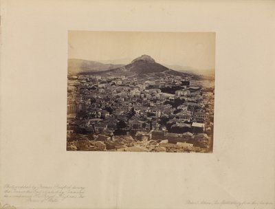 Athen - Die moderne Stadt von der Akropolis aus von Francis Bedford