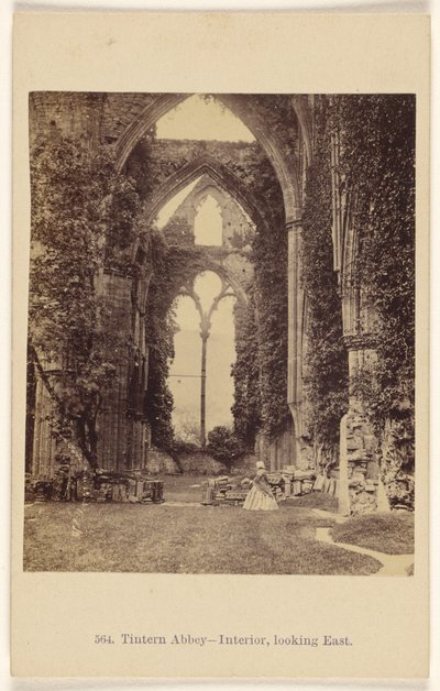 Tintern Abbey - Innenansicht nach Osten von Francis Bedford