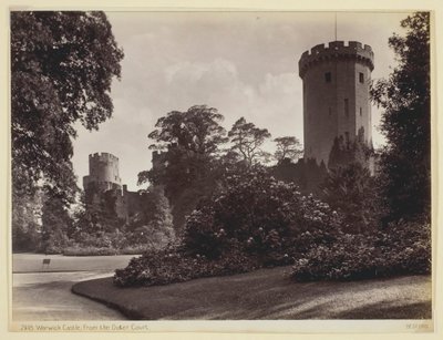 Warwick Castle, vom äußeren Hof, 1860-94 von Francis Bedford