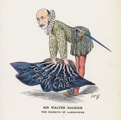 Sir Walter Raleigh, Der Marquis von Lansdowne von Francis Carruthers Gould