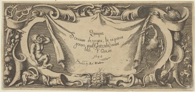Titelblatt, aus Quinque Sensuum Five Senses, ca. 1655 von Francis Cleyn